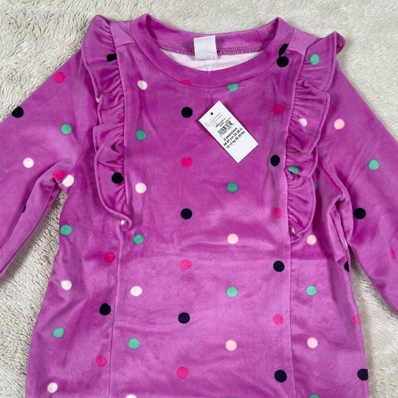NWT GAP toddler velour tunic shirt purple sz 2T - Picture 3 of 9